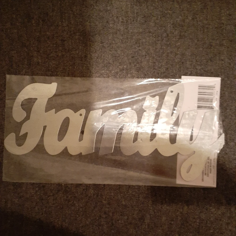 Family Sign Metal Sign